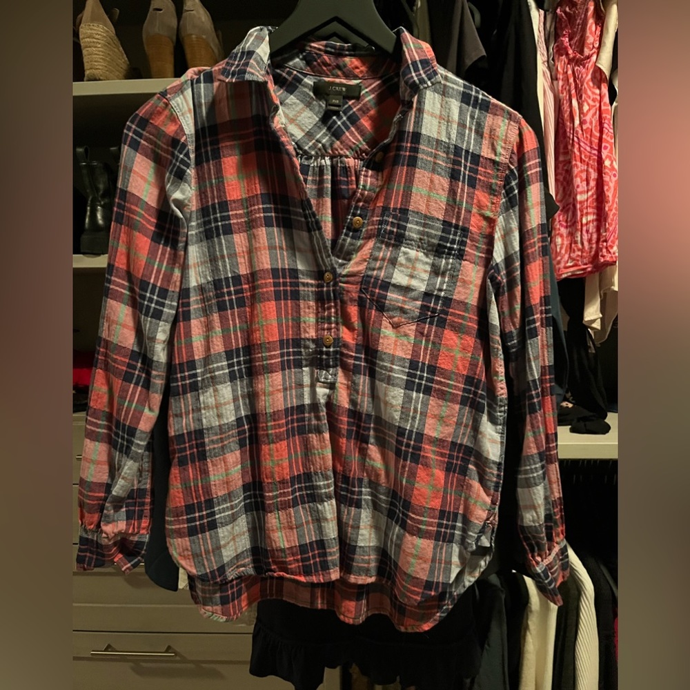 J Crew Women’s Flannel XSP - EUC!